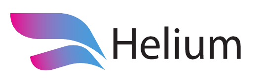 Logotipo del software Helium para la gestión de sistemas SPD