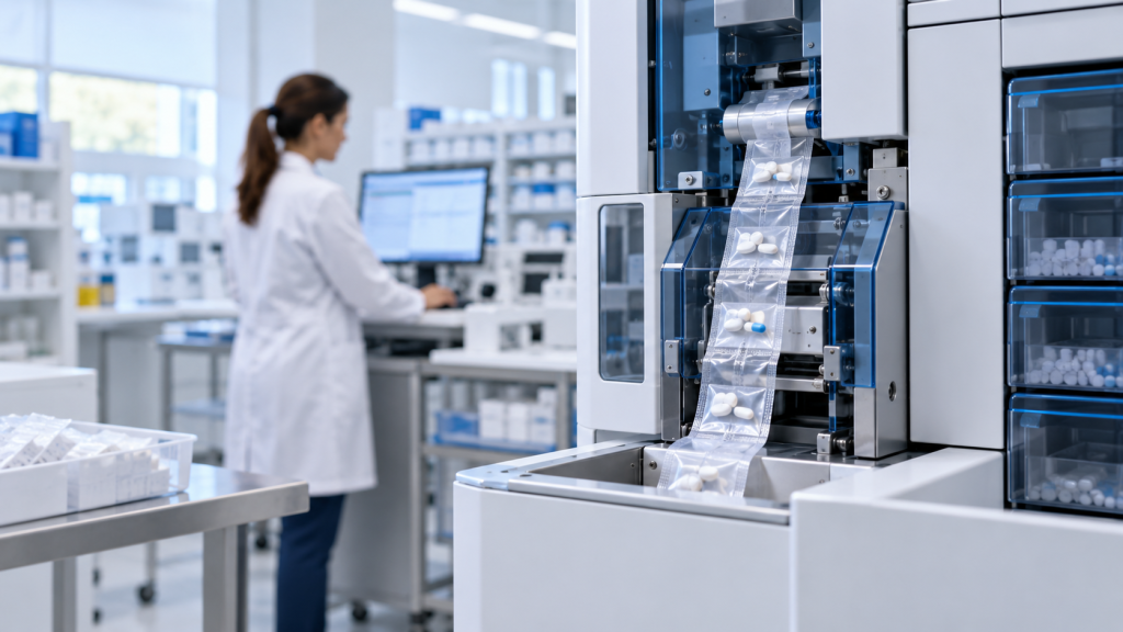 Automatización de la preparación de medicación en bolsas SPD